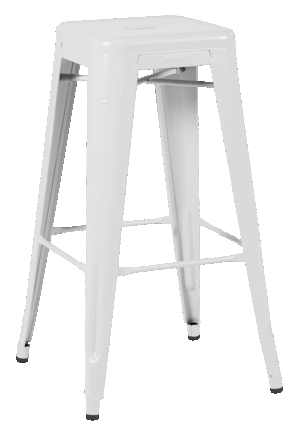Barhocker 'Corium' Weiss