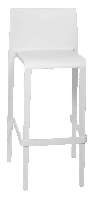 Barhocker 'Volt' Weiss