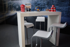 Brückentisch '120/110' Weiss – Bild 2