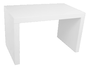 Brückentisch '120/75' Weiss – Bild 1