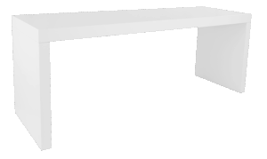 Brückentisch '180/75' Weiss