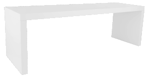 Brückentisch '230/75' Weiss