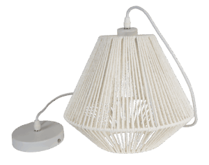 Hängelampe 'Boho' Weiss – Bild 2