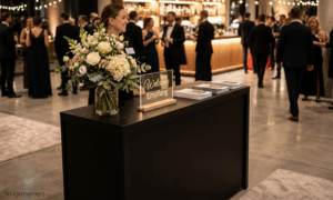 Hochtisch 'Salo' Svart mit Blenden – Bild 3