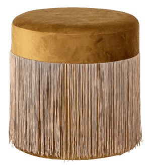 Hocker 'Velvet‘ Gold