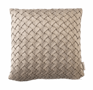 Kissen 'Velvet' Taupe – Bild 1