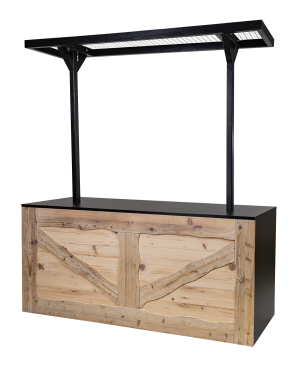 Marktstand 'Cottage' Schwarz – Bild 1