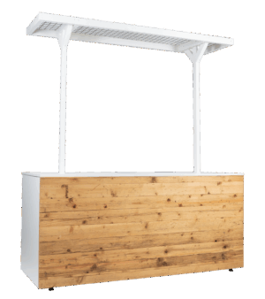 Marktstand 'Teredo' 2.0 Weiss – Bild 1