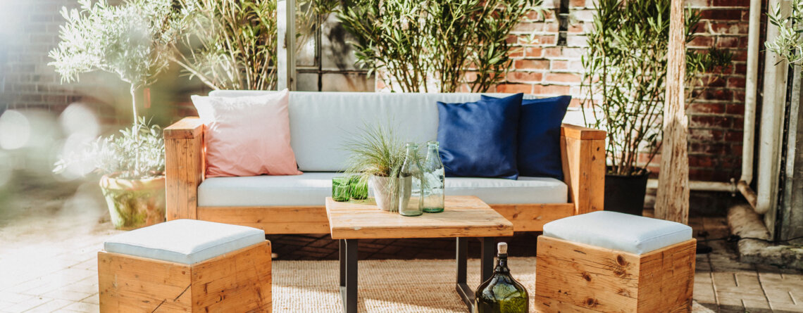 Nachhaltige Lounge-Möbel