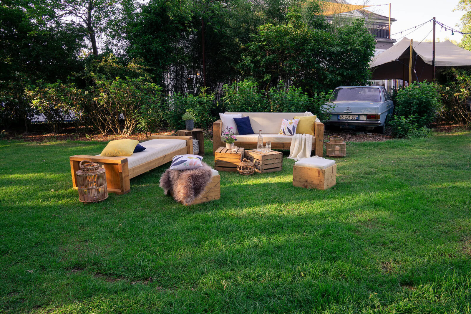Palettenmöbel für Deine Gartenparty