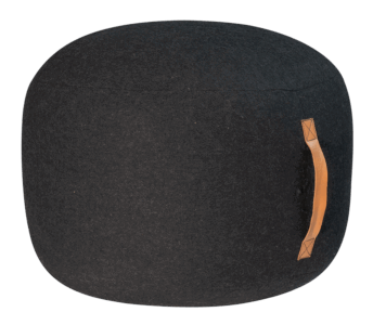 Pouf 'Hudson' Schwarz L