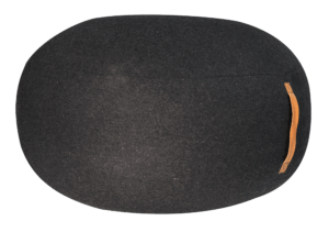 Pouf 'Hudson' Schwarz XL – Bild 1