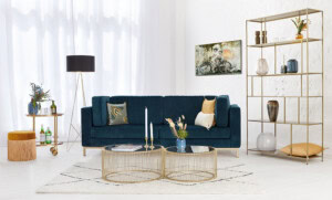 Regal 'Velvet‘ Messing – Bild 2
