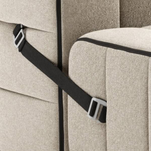 Sofa 3er 'Curt' Sand – Bild 2