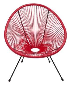 Sessel 'Hudson' Rot