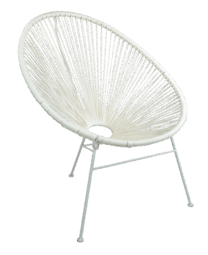 Sessel 'Hudson' Weiss