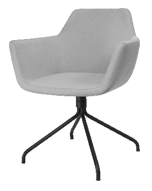 Sessel 'Reto' Silbergrau
