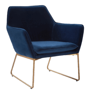 Sessel 'Velvet' Blau – Bild 2