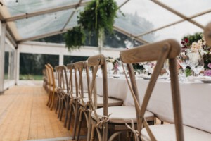 Sitzkissen 'Crossback' Beige – Bild 3