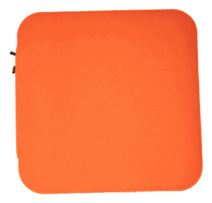 Sitzkissen 'Duo' Orange/Anthrazit – Bild 2