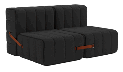Sofa 2er 'Curt' Stone