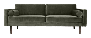 Sofa 'Velvet' Grape Leaf