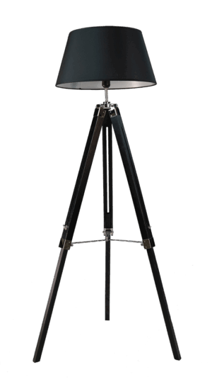 Stehlampe 'Dreibein' Schwarz – Bild 1