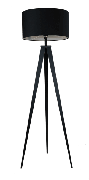 Stehlampe 'Tripod' Schwarz