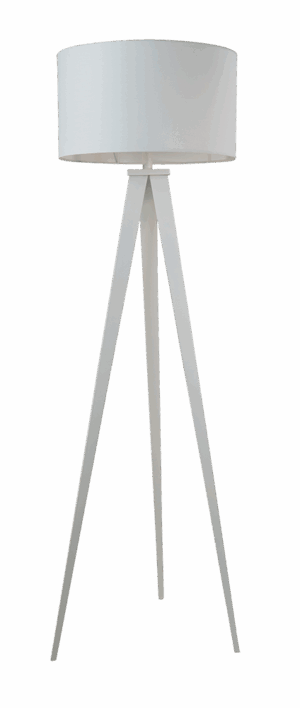 Stehlampe 'Tripod' Weiss