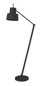 Stehlampe 'Wesly' Schwarz