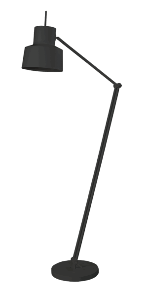 Stehlampe 'Wesly' Schwarz – Bild 1