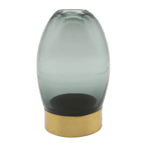 Teelicht 'Glas' Schwarz – Bild 1