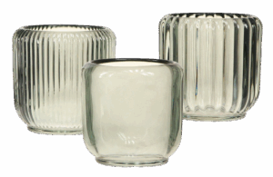 Teelicht 'Velvet' Glas – Bild 1