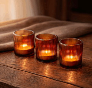Teelicht 'Velvet' Bernstein – Bild 3